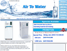 Tablet Screenshot of airtowater-africa.com
